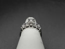 Ring - Wedding Set - White Gold 10k (.417) 6.2 grams Size 6.5