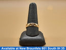 Ring - Wedding Band - Yellow Gold 14k (.585) 4.1 grams Size 11.5