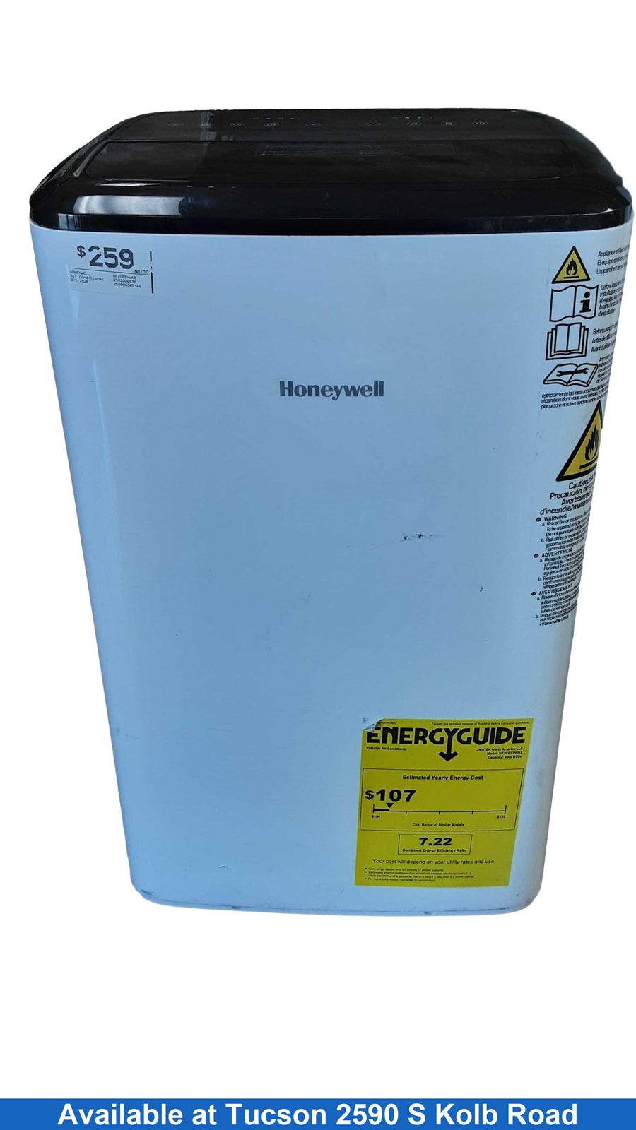 Honeywell Hf2cesvwk8 White Air Conditioner