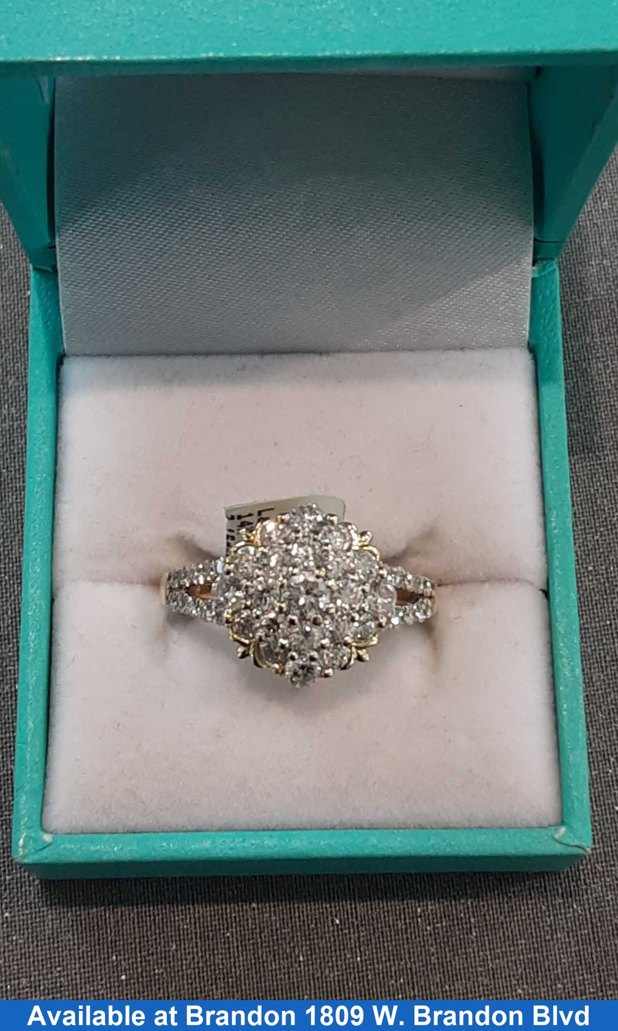 Women's Ring - Yellow Gold 14k (.585) 4.7 grams Size 10.5