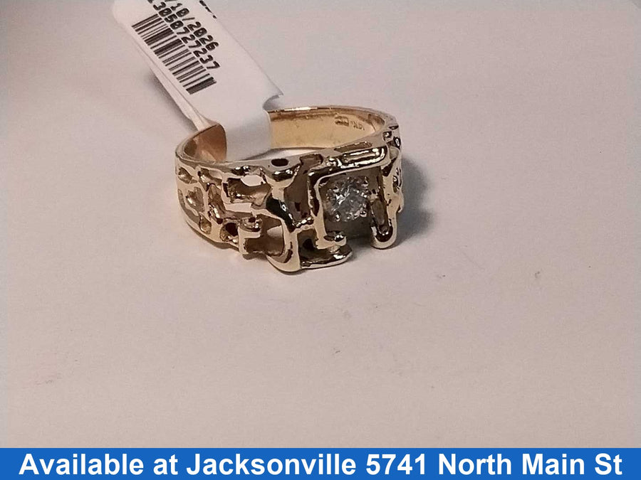 Men's Ring - Yellow Gold 14k (.585) 6.8 grams Size 9