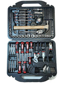 Hyper Tough Hyper Tough 160 Piece Home Tool Set With Molded Ca Black Socket