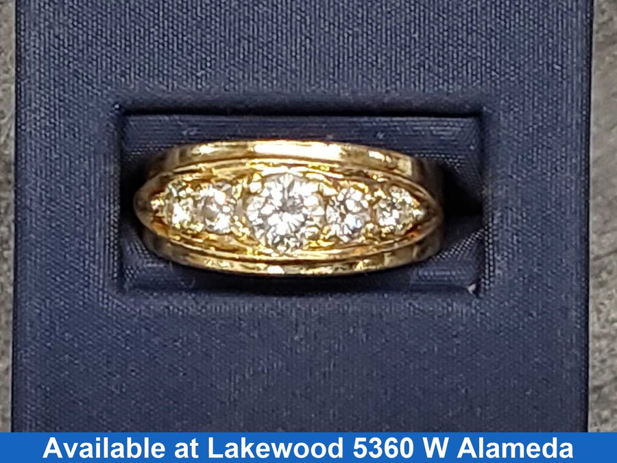Women's Ring - Yellow Gold 14k (.585) 10.2 grams Size 6