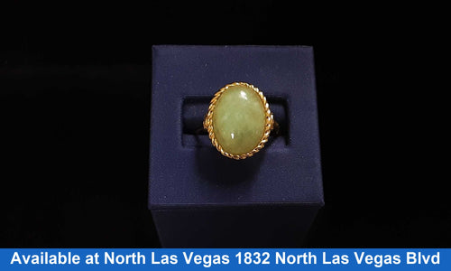 Women's Ring - Yellow Gold 14k (.585) 4.3 grams Size 6.5