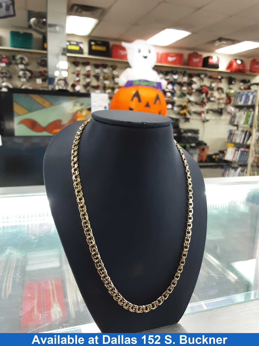 Woven Chain - Yellow Gold 14k (.585) 26.7 grams 24 inch