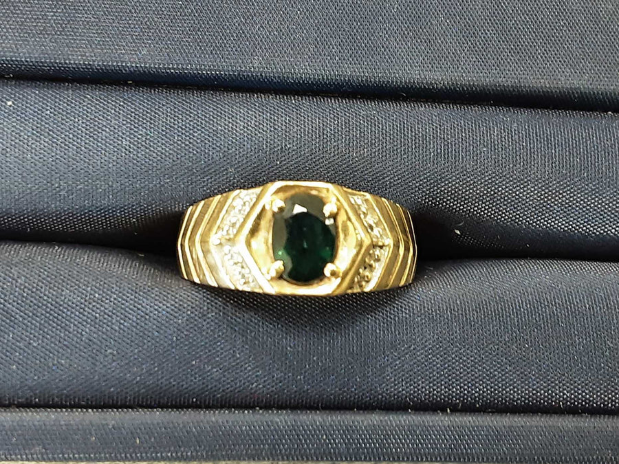 Men's Ring - Yellow Gold 10k (.417) 4.2 grams Size 9