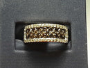 Fancy Wedding Band Yellow Gold 10k (.417) 5.5 grams Size 5