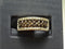 Fancy Wedding Band Yellow Gold 10k (.417) 5.5 grams Size 5