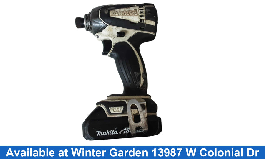 Makita White Cordless Impact Drill