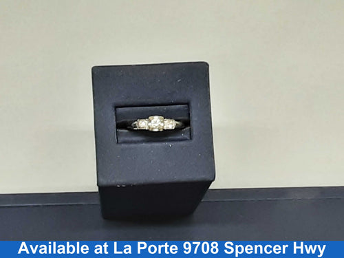 Ring - Wedding Band - White Gold 14k (.585) 2.2 grams Size 8