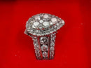 Women's Ring - White Gold 14k (.585) 9.6 grams Size 8.5