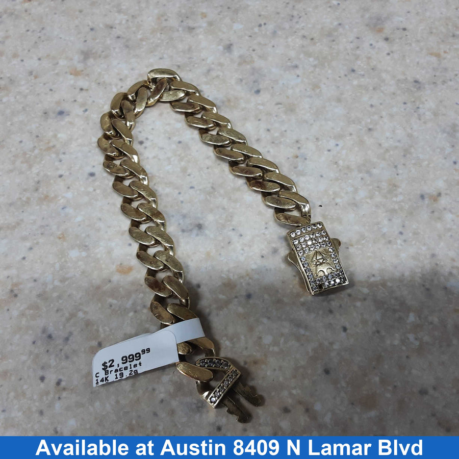 Bracelet - Yellow Gold 14k (.585) 19.2 grams 8 inch