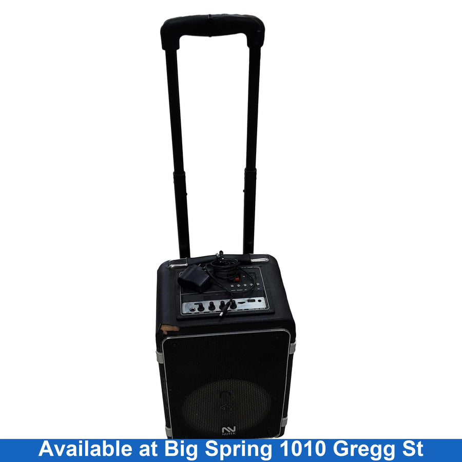 Nutek Ts-80108bl-1 Black Karaoke Machine