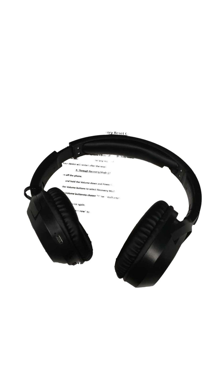 Mu0140r Black Stereo Headphone