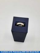 Ring - Wedding Band - White Gold 14k (.585) 6.5 grams Size 10
