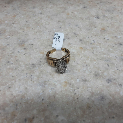 Women's Ring - Yellow Gold 10k (.417) 4.1 grams Size 7