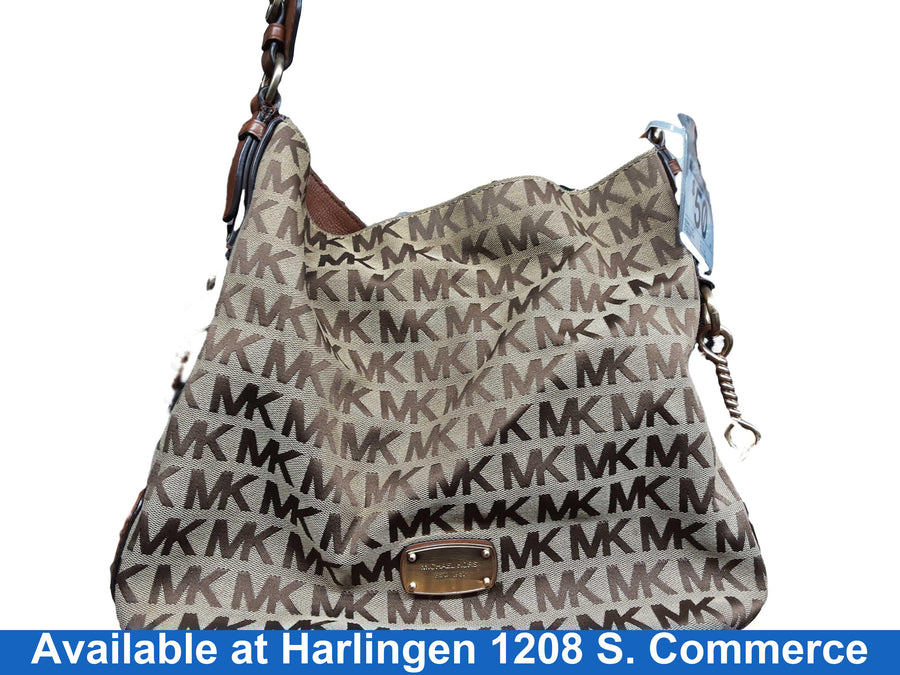 Michael Kors Aq-1611 Brown Purse / Handbag