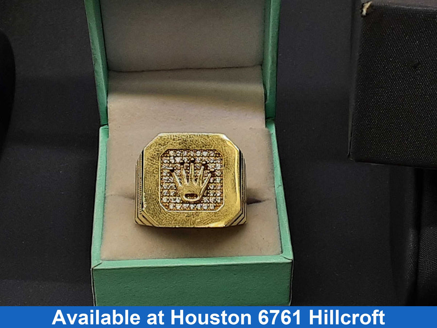 Men's Ring - Yellow Gold 14k (.585) 13.5 grams Size 13