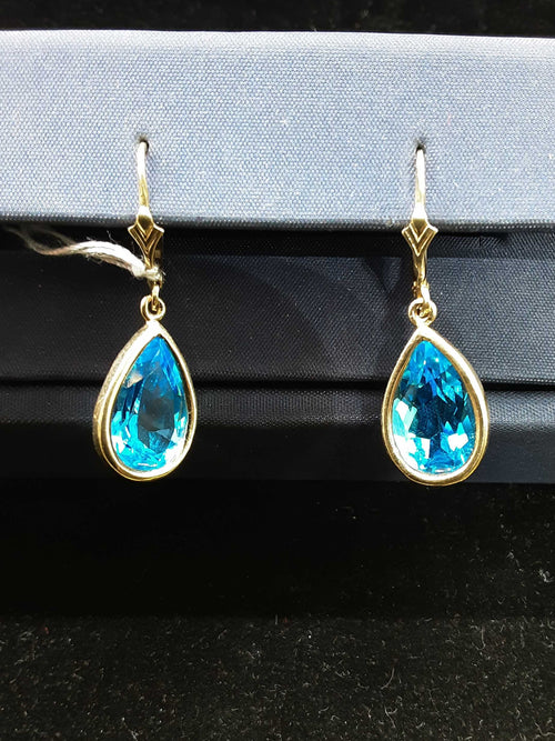 Earrings - Yellow Gold 14k (.585) 3.5 grams