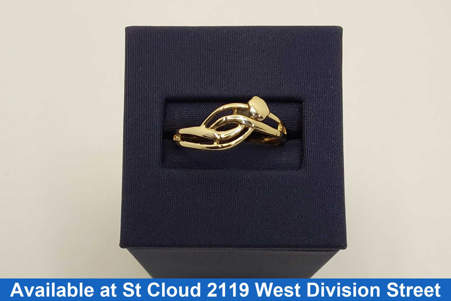 Women's Ring - Yellow Gold 10k (.417) 1.88 grams Size 9