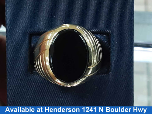 Men's Ring - Yellow Gold 14k (.585) 8.4 grams Size 20
