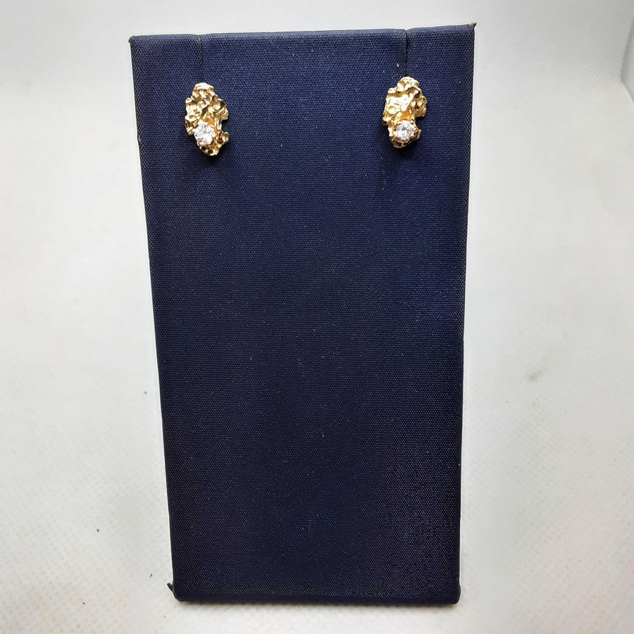 Earrings - Yellow Gold 14k (.585) 2.2 grams