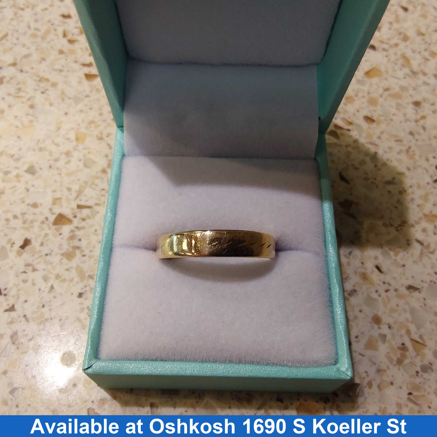 Ring - Wedding Band - Yellow Gold 14k (.585) 2.9 grams Size 11