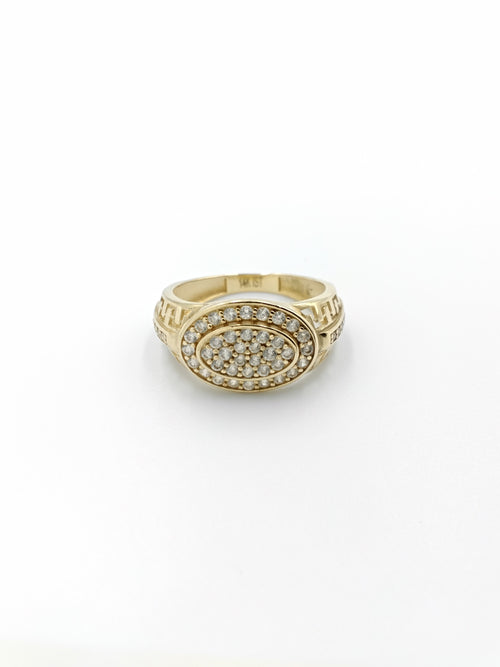 Women's Ring - Yellow Gold 14k (.585) 3.1 grams Size 7.5