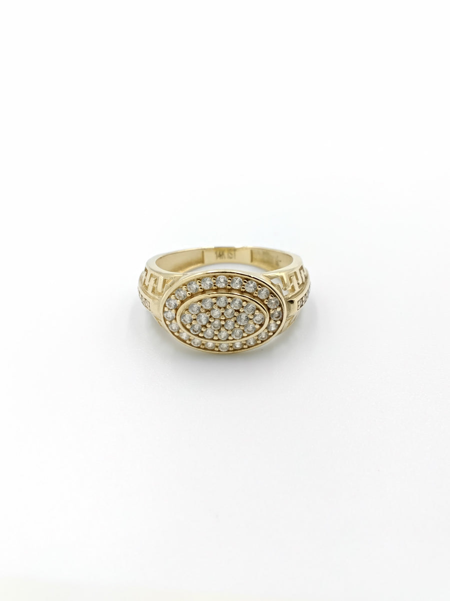 Women's Ring - Yellow Gold 14k (.585) 3.1 grams Size 7.5