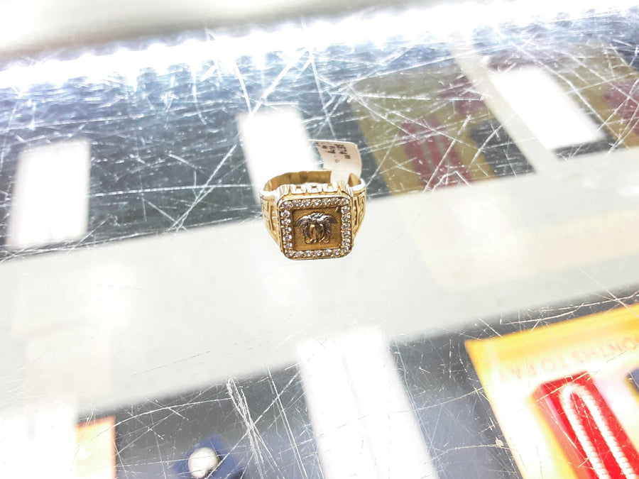 Men's Ring - Yellow Gold 10k (.417) 6.4 grams Size 13