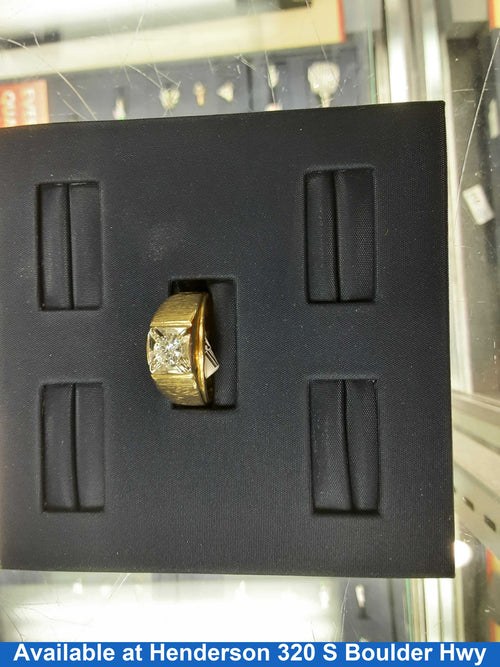 Men's Ring - Yellow Gold 14k (.585) 8 grams Size 20
