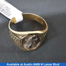 Men's Ring - Yellow Gold 14k (.585) 4 grams Size 10
