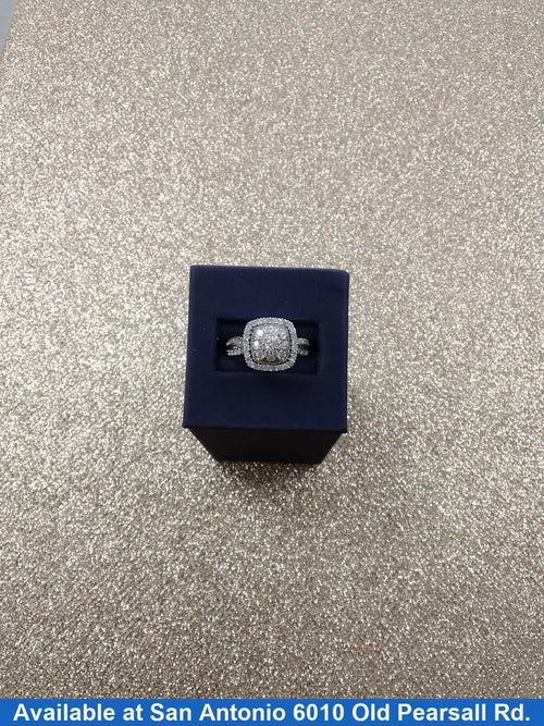 Women's Ring - White Gold 10k (.417) 3.8 grams Size 20