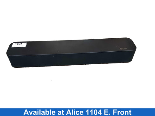 Onn 100075108 Black Home Sound Bar Speaker