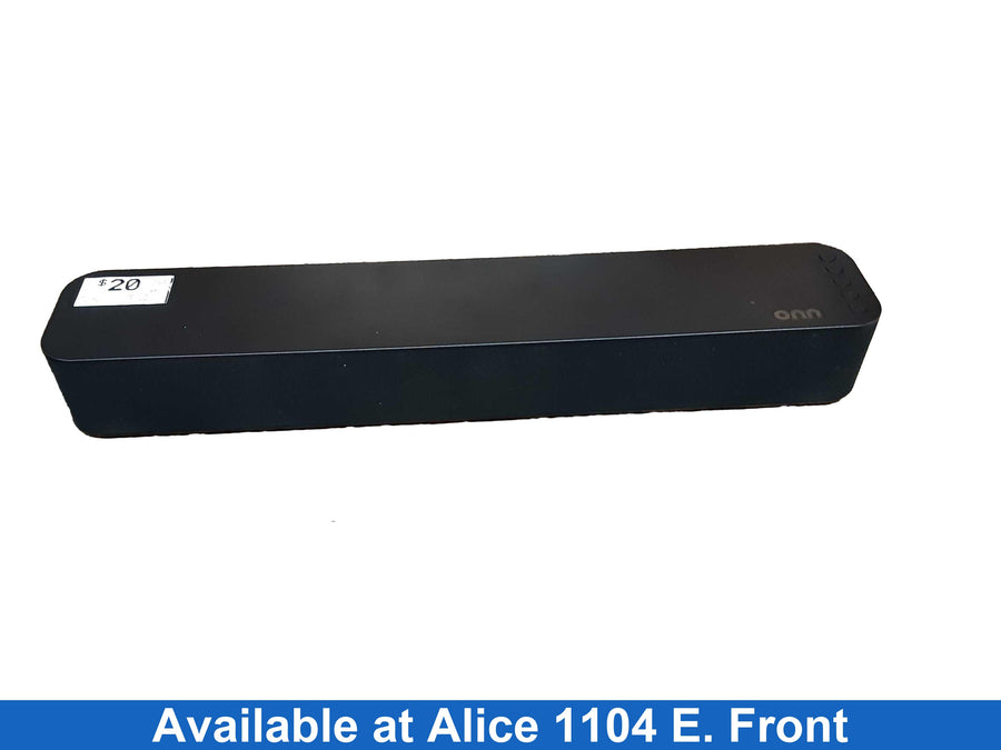 Onn 100075108 Black Home Sound Bar Speaker
