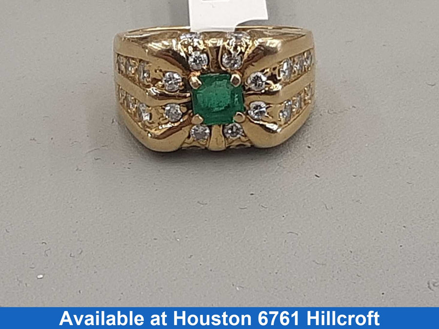 Men's Ring - Yellow Gold 14k (.585) 10.8 grams Size 10