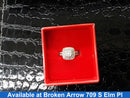 Women's Ring - White Gold 10k (.417) 4.1 grams Size 20