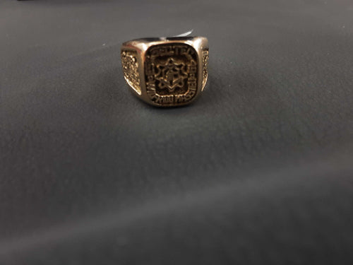 Men's Ring - College Ring - Yellow Gold 10k (.417) 7.4 grams Size 8.5