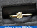 Women's Ring - Solitaire - White Gold 14k (.585) 2.5 grams Size 9