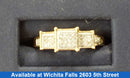 Ring - Wedding Set - Yellow Gold 10k (.417) 2.6 grams Size 8