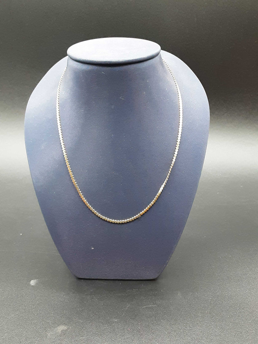 Cuban Link Chain - Yellow Gold 10k (.417) 5.5 grams 18 inch