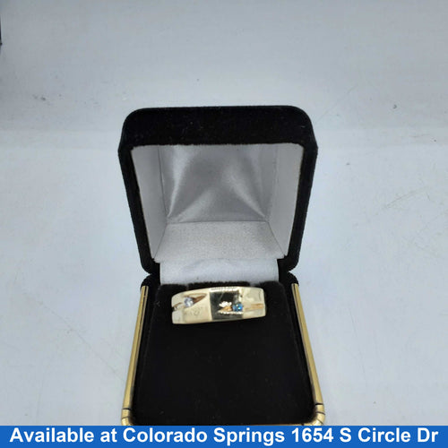 Men's Ring - Yellow Gold 10k (.417) 2.8 grams Size 10