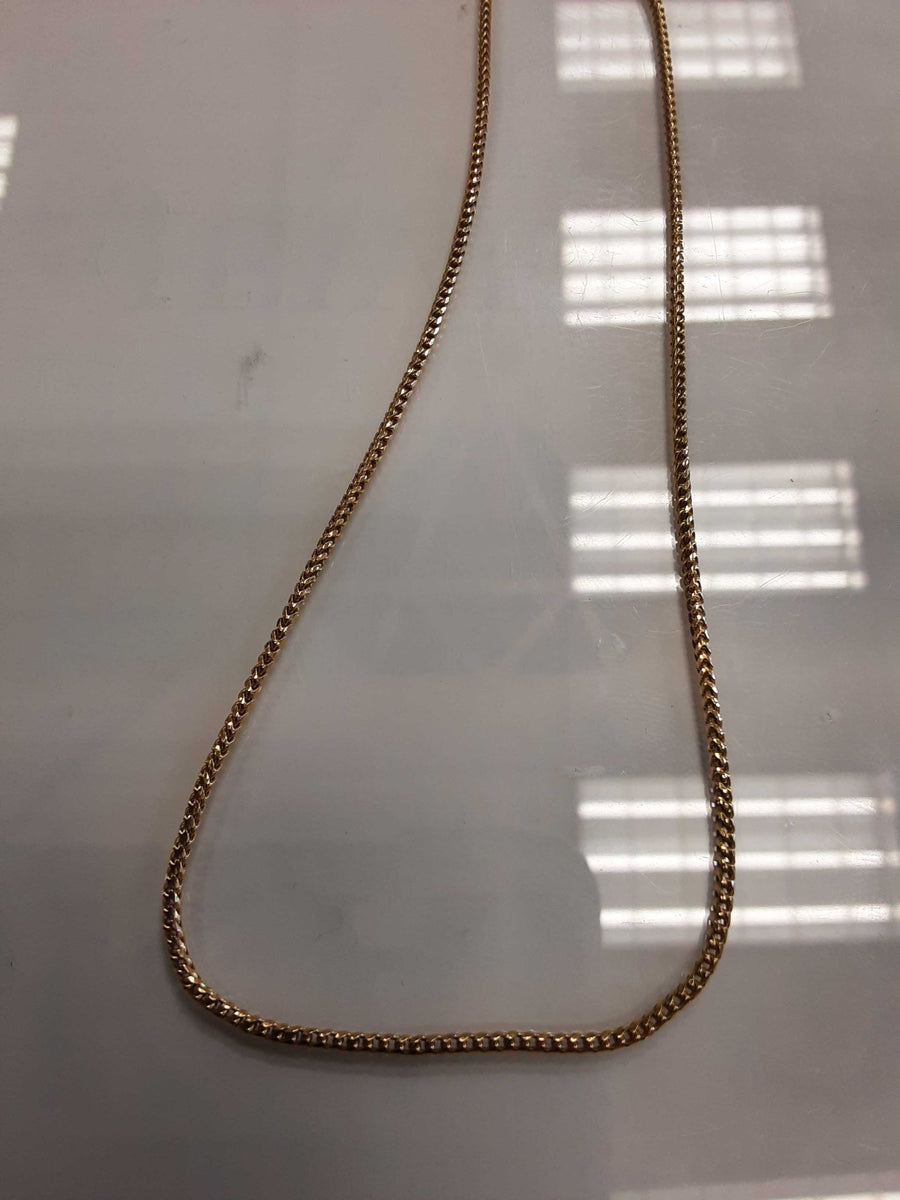 Fox Tail Chain - Yellow Gold 14k (.585) 9.2 grams 20 inch