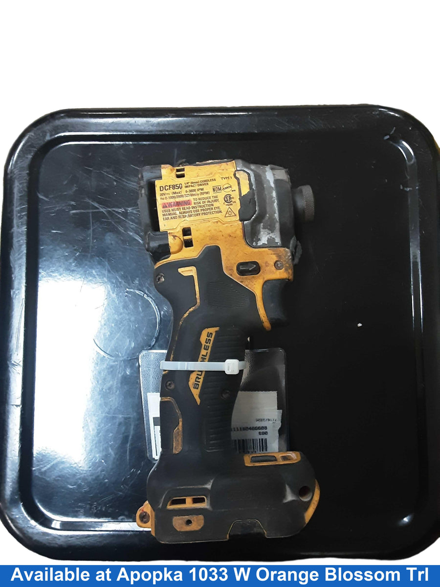 Dewalt Dcf850 Yellow Cordless Impact Drill