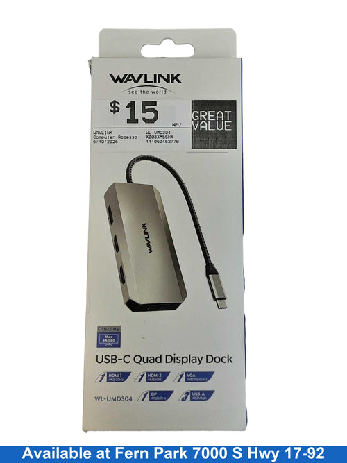 Wavlink Wl-umd304 Gray Computer Accessory