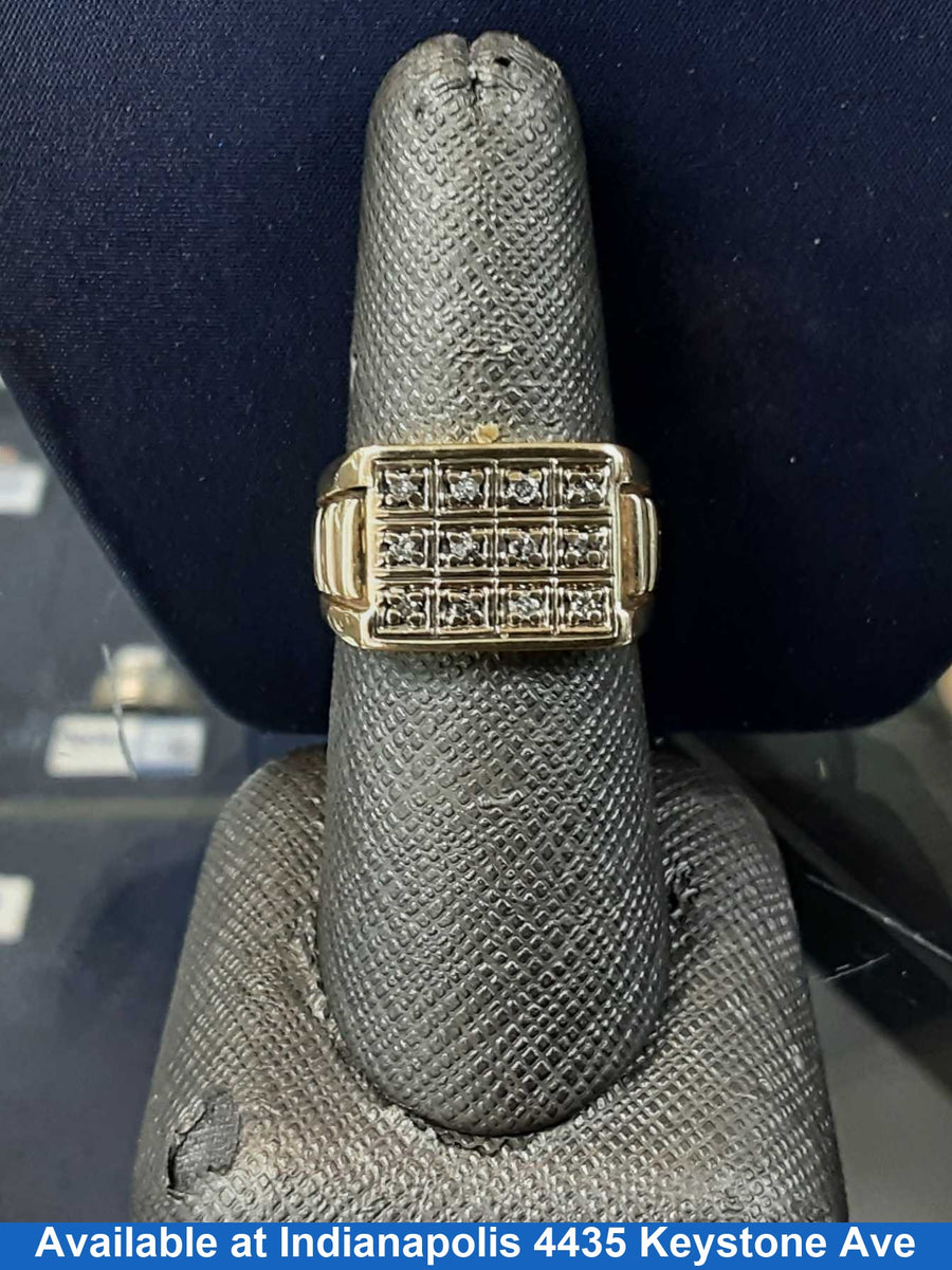 Men's Ring - Yellow Gold 10k (.417) 5 grams Size 9.5
