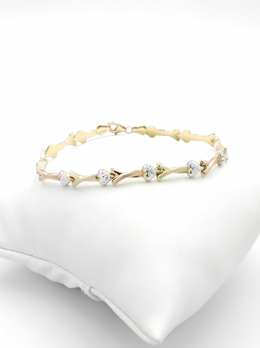 Bracelet - Yellow Gold 14k (.585) 4.2 grams 8 inch