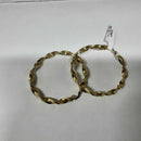 Hoop Earrings - Yellow Gold 10k (.417) 6.8 grams