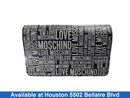 Moschino Allover Printed Black Purse / Handbag