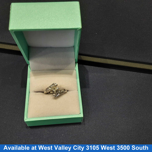 Ring - Engagement Set - White Gold 14k (.585) 4.5 grams Size 9